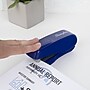 Swingline FlatLock Heavy Duty Mini Handheld Stapler, 40-Sheet Capacity, Staples Included, Luminous Blue (S700037)~#|#~DF611F7C-543E-4C74-A0845E8A0296D1C1_sc7