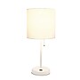 Creekwood Home Oslo 19.5" LED Table Lamp with USB Port, White (CWT-2011-WO-LB)~#|#~DF61D655-E7D2-49A2-B7EC58368BAFF270_sc7