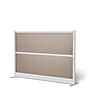 Luxor Oakwood 2-Panel Room Divider, 48"H x 70"W, Oak Grain (PPWL011)~#|#~DF696118-C696-4D49-88F39C6A94A50A9C_sc7