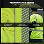 Ergodyne GloWear 8370 High Visibility Long Sleeve T-Shirt, ANSI Type R Class 3, Lime, 2XL (22256)~#|#~DF6F5AE3-2419-439A-A0349530A4881ADB_sc7
