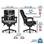 La-Z-Boy Harnett Ergonomic Faux Leather Swivel Executive Chair, Black (46253A)~#|#~DF726D21-2A5C-458F-919DF0C495D611DC_sc7