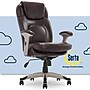 Serta Back in Motion Bonded Leather Executive Office Chair, Frye Chocolate (44187)~#|#~DF757A53-379C-4D3C-8DEE06C8ED7F1C69_sc7