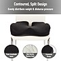 Mind Reader Memory Foam Office Chair Ergonomic Orthopedic Cushion, Black (ORTHOCUSH-BLK)~#|#~DF7FE94E-66EE-49A3-BB2D98774300BCD7_sc7