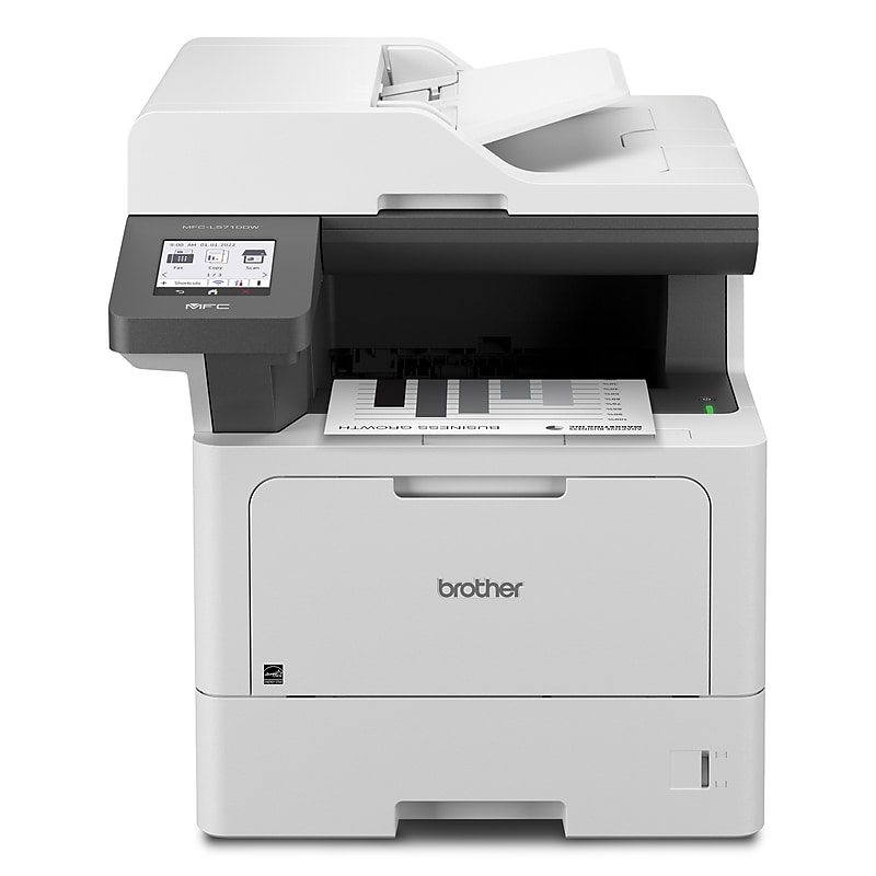 Brother MFC-L5710DW Business Wireless Monochrome Laser All-in-One Printer, Print, Scan, and Copy image 1