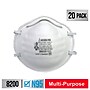 3M Disposable Particulate Respirator, N95, 20/Pack (8200)~#|#~sp47852415_sc7