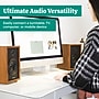 Electrohome McKinley 2.0 Stereo Bluetooth Bookshelf Speakers with Built-in Amplifier, Teak (EB30)~#|#~DF8A28C8-7A5B-41DB-928556F44E73F4E9_sc7