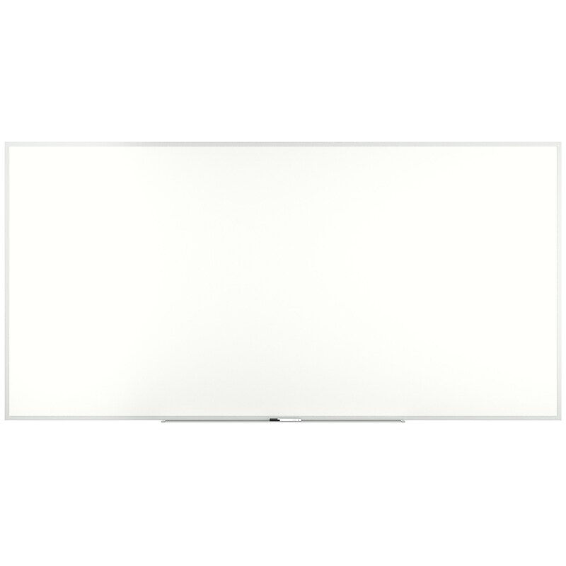 TRU RED™ Melamine Dry Erase Board, Gray Frame, 8' x 4' (TR59351) image 1