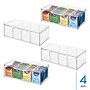 iDESIGN Tea Drawers, Clear, 4/Set (27749M4)~#|#~DF8B6A8F-9E50-4157-A5986B2398F9367C_sc7