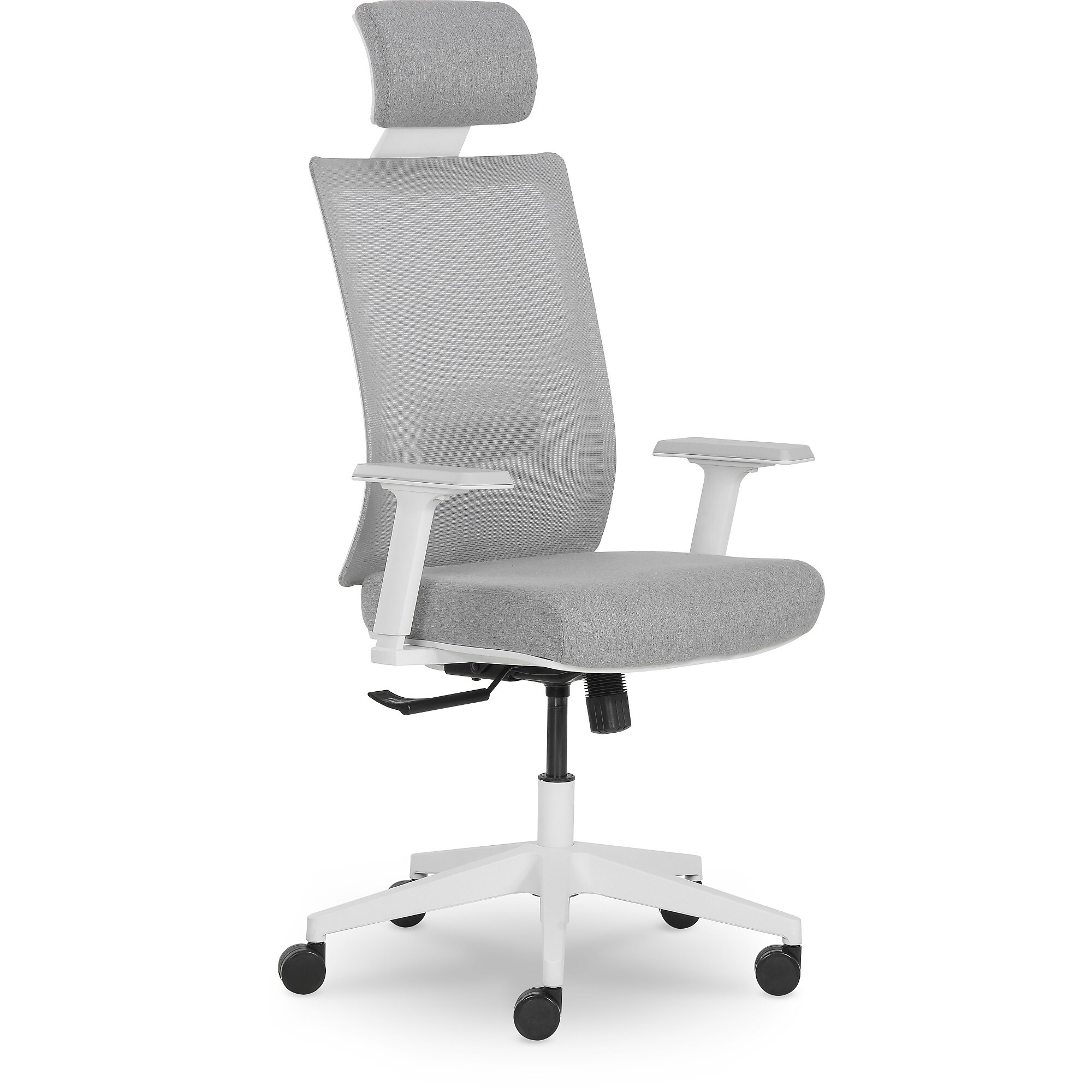 La-Z-Boy Joel Ergonomic Mesh Swivel Executive Chair, Gray/White (60065) Sansujyuku sansujyuku.com