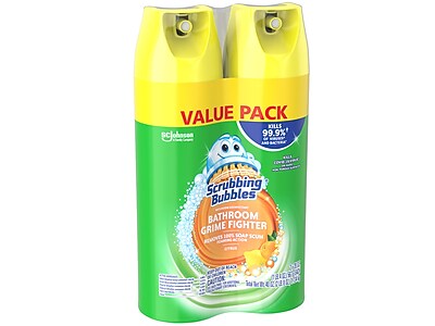 Scrubbing Bubbles Bathroom Grime Fighter Disinfectant Cleaner Aerosol - Thumbnail 4