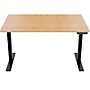 Uncaged Ergonomics Rise Up Electric Adjustable Height Standing Desk with Natural Bamboo Desktop (RUbb)~#|#~DF8E5BD0-C3B9-44F6-B2337493B60B7B73_sc7
