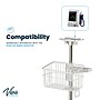 Viva Comfort Universal Vital Signs Monitor Mobile Stand with Mounting Plate for Edan M3 Series , White (ADIME912-C-MP-06-MK)~#|#~DF8E72A2-87FF-4535-ACC06814A0D24F6D_sc7