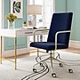 Elle Decor Giselle Fabric Computer and Desk Chair, Navy Blue/Gold (CHR10058C)~#|#~DF973BD5-3812-4A22-9C4DFA0A032CAFED_sc7