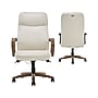 Thomasville Furniture Lockhart Ergonomic Bonded Leather Swivel Executive Chair, Cream (51494-CRM)~#|#~DF9B2D69-4BCB-4E87-99842EC44059F086_sc7
