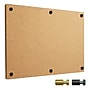 Excello Brands Cork Bulletin Board, Black and Gold Wall Posts, 24" x 36" (CRKBRD-2436-BG)~#|#~DFA0CC21-1B17-4EC3-8CD6C98CAA913402_sc7