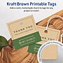 Avery 2" x 2"  Blank Price & Merchandise Tags, Kraft Brown, 120/Carton (95316-KMT10)~#|#~DFA34DA7-9B4C-47B7-983EDEC14ACA897A_sc7