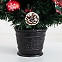 Nearly Natural 24-in Pre-Lit Fiber Optic Cosmopolitan Star Topped Artificial Christmas Tree with Decorative Planter (T4749)~#|#~DFA988D6-5CEF-49CE-BAC6AFE4CA39BC15_sc7