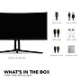 ViewSonic 34" Curved 200Hz LED Gaming Monitor, Black (XG341C-2K)~#|#~DFAE6D93-4687-4921-B2DD71D8F225BB5A_sc7