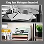 Mind Reader 5-Compartment Metal Mesh File Organizer, White (MESHBOX5-WHT)~#|#~DFAF6A33-F799-4299-8C257369F5324C09_sc7