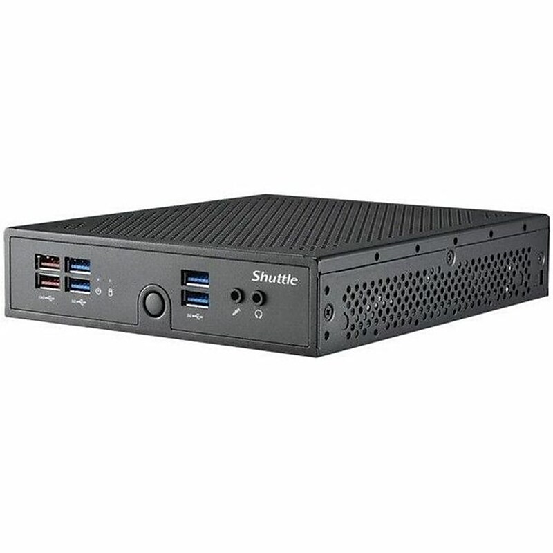 Shuttle XPC Slim Barebone Desktop Computer, Intel Celeron 730 (DS50U) image 1