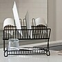 Better Houseware Jr. Coated Steel Dish Rack, Black (BTH1483E)~#|#~DFB5BF32-3071-442C-A387484D89AB6B7B_sc7