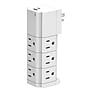 Ciao Tech 9-Outlet Swiveling Surge Protector Wall Tap with 2-USB Ports, 540-Joules, White (CPAT900-067)~#|#~DFB6B76A-E50F-4387-A5DA7E79B84B0FCC_sc7