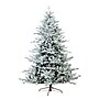 Nearly Natural 7-ft Pre-Lit Artificial Fraser Fir Flocked Christmas Tree with Instant Connect Technology (T4790)~#|#~DFB7067C-0BF5-4AF8-BA2DF063D3B1D5E9_sc7