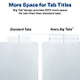 Avery Big Tab Insertable Plastic Dividers with Pocket, 5 Tabs, Multicolor Pastel (07714)~#|#~DFB92BB0-97D2-4E3E-83508BDC59739591_sc7