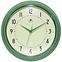 Infinity Instruments Round Retro Green Wall Clock, Aluminum, 15" (10940GR-15)~#|#~DFBF3E29-D560-4667-B963B1C9973FAD72_sc7