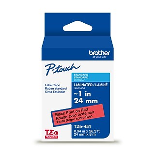 Brother P-touch Laminated Label Tape, 3/4