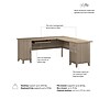 Bush Home Somerset 72"W L Shaped Office Desk with Storage, Ash Gray (WC81610K)~#|#~DFBF7701-25EA-4FCB-926E1571E2A54D9B_sc7