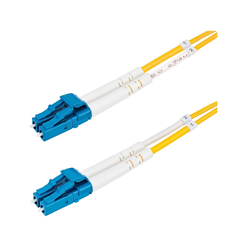 StarTech 19.7ft LC to LC Fiber Optic Cable, Single Mode, 9/125µm, LSZH, 10G (SMDOS2LCLC6M) image 1