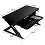 3M Precision Standing Desk 35"W Manual Adjustable Desk Riser with Gel Wrist Rest and Precise Mouse Pad, Black (SD60B)~#|#~DFBFBD19-E6D8-4069-8C982F22A5D94987_sc7