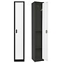 AdirOffice 72"H Single Tier Black/White Storage Locker (ADI629-201-B-W-DL)~#|#~DFC2F215-CE06-4950-B02AF549B34C63EA_sc7