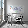 TRU RED™ Magnetic Tempered Glass Dry Erase Board, White, 8' x 4' (TR61198)~#|#~DFC33736-F353-4985-97A37C87D203D22D_sc7
