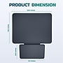 Purely MP78 Mouse Pad with Ergonomic Magnetic Wrist Rest, Black (PCCMP78BK) ~#|#~DFC45EB9-8EC3-4A65-BB165CE308A5BF87_sc7