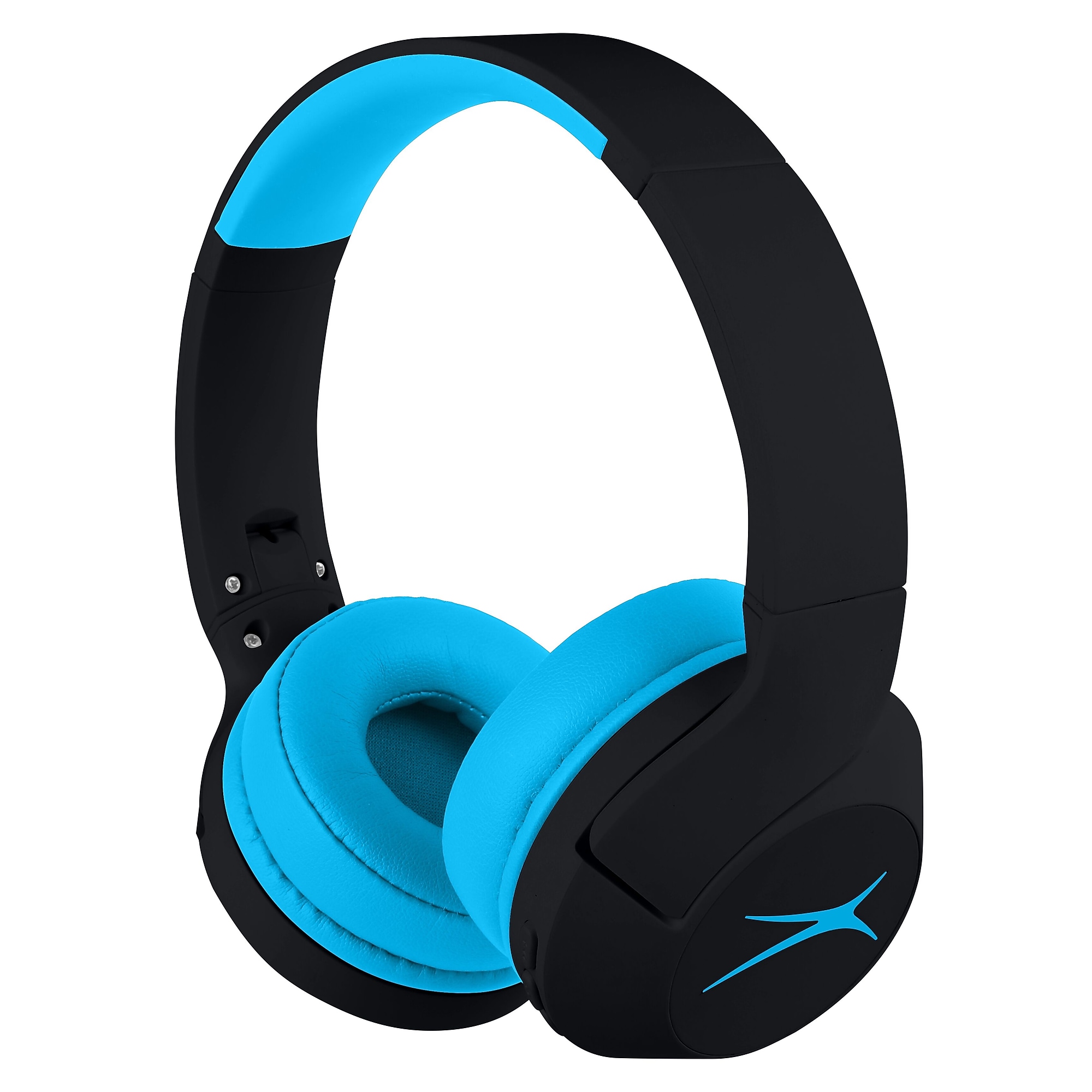 Altec Lansing Whiteout Series Wireless Bluetooth Kid Safe ANC Headphones, Black/Blue (MZX4500-BOBLU) Sansujyuku sansujyuku.com