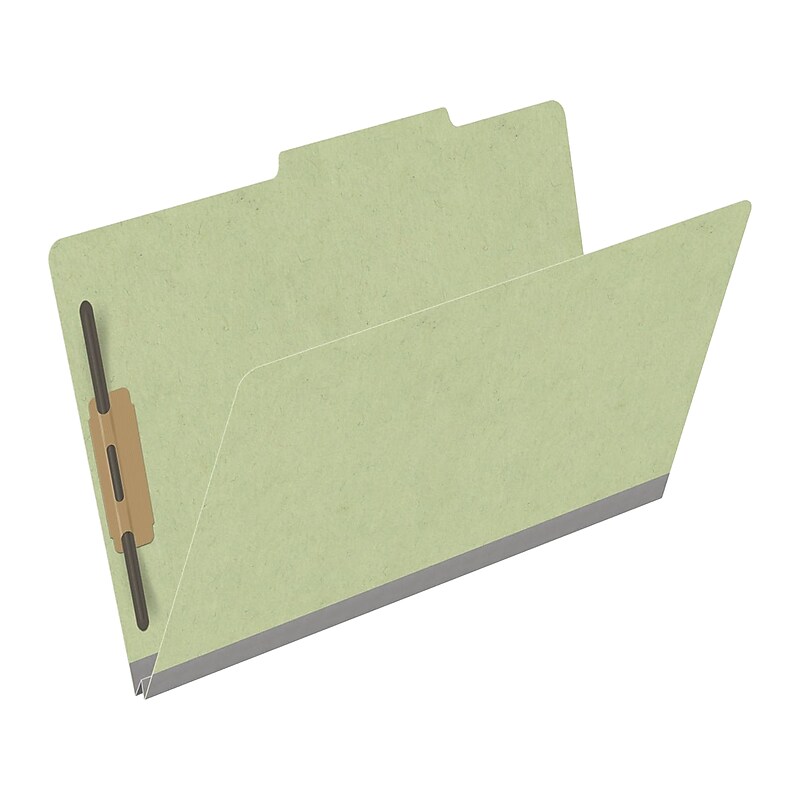 Medical Arts Press Pressboard Classification Folder, 2" Expansion, Legal Size, Peridot Green, 25/Box (DV-T52-02-3PER) image 1