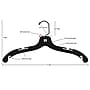 Nahanco 17" Plastic Middle Heavy Weight Dress Hanger, Black, 100/Pack (2505)~#|#~DFC8774C-EFC1-4A86-8F186F7C30189E88_sc7