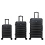 InUSA Trend 3-Piece Hardside Spinner Luggage Set, Black (IUTRESML-BLK)~#|#~DFC8910D-18E3-4250-8A90C760E64FD65F_sc7