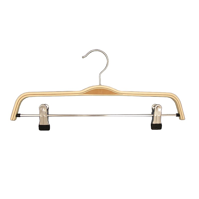 Nahanco 15" Bentwood Bottom Hanger, Natural, 100/Pack (652) image 1