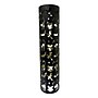 Haunted Hill Farm 2.7-Ft. Decorative Metal Pillar Lantern with Cat & Ghost Cutouts, Battery Operated, Black (HHMT036PILLAR-BLK)~#|#~DFCD25D3-3210-4113-A1B7E643E3C89654_sc7