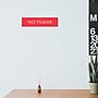 COSCO No Fumar Sign, Red/White Engraved, 2" x 8" (098249)~#|#~DFD35053-7D9C-4B4F-91116BDF0A3DF17E_sc7