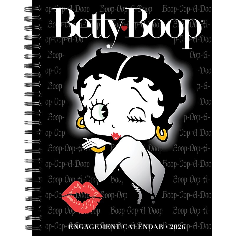 2026 Willow Creek Betty Boop 6.5" x 8.5" Daily & Monthly Personal Organizer (54581) image 1