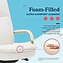 La-Z-Boy Opus Ergonomic Bonded Leather Swivel Executive Chair, White and Gold (CCHR10015A)~#|#~DFDD0856-9CBB-490A-96948B0E03E8C1A1_sc7