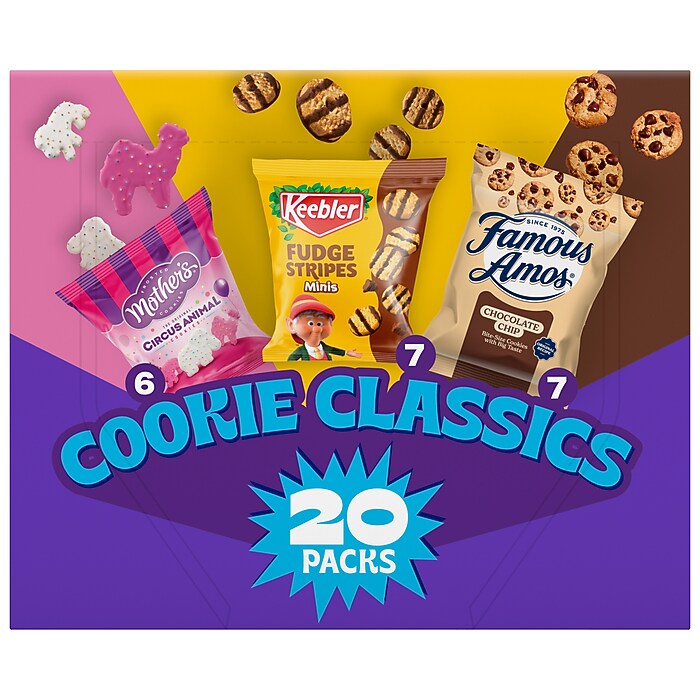 Keebler Cookie Classics Variety Pack, 20 oz., 20/Box (FEU06801