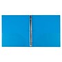 JAM Paper 1/2" 3-Ring Flexible Poly Binder, Blue (PB75237BU)~#|#~DFE54F8A-91C0-4F82-ABBA98251678512C_sc7