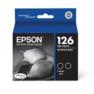 Epson T127XL Black/Cyan/Magenta/Yellow Extra High Yield Ink, 4