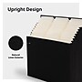 Smead Stadium 50% Recycled Heavy Duty Reinforced Fabric Accordion File, 12 Pocket, Letter, Charcoal (70227)~#|#~DFF8ED73-7860-4F41-8D91A54A7DA62C6D_sc7