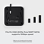 Satechi Mac Mini Stand & Hub with NVMe SSD Enclosure, Silver (ST-GMMSHS)~#|#~DFFCCAF7-69D4-4D55-B6AE6D541C0C4ED0_sc7